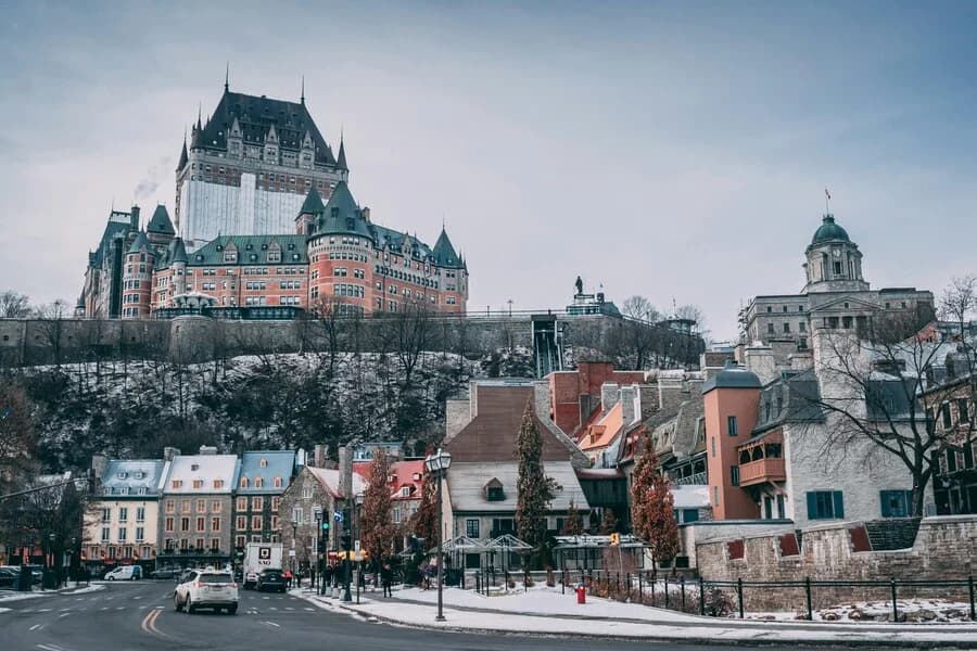 Traveler visiting Canada
